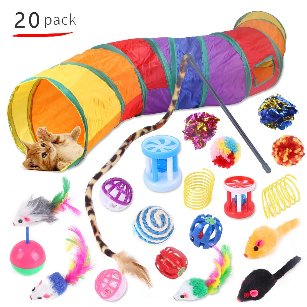 🐱✨ The Ultimate Kitty Play Bundle – 12 to 24 Piece Cat Toy Set