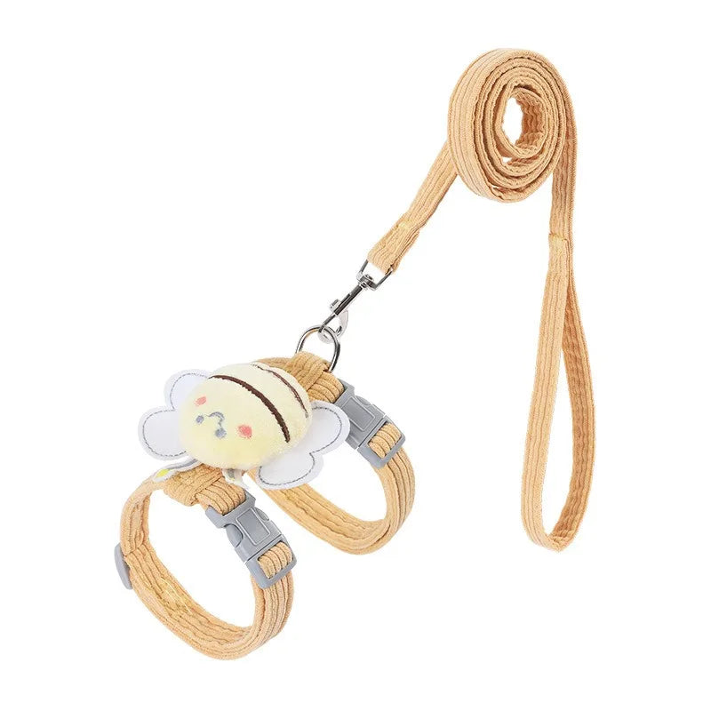 Bee Happy Pet Harness & Leash Set 🐝