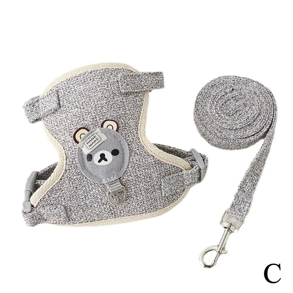 Snug & Stylish Pet Vest Harness with Leash 🐾