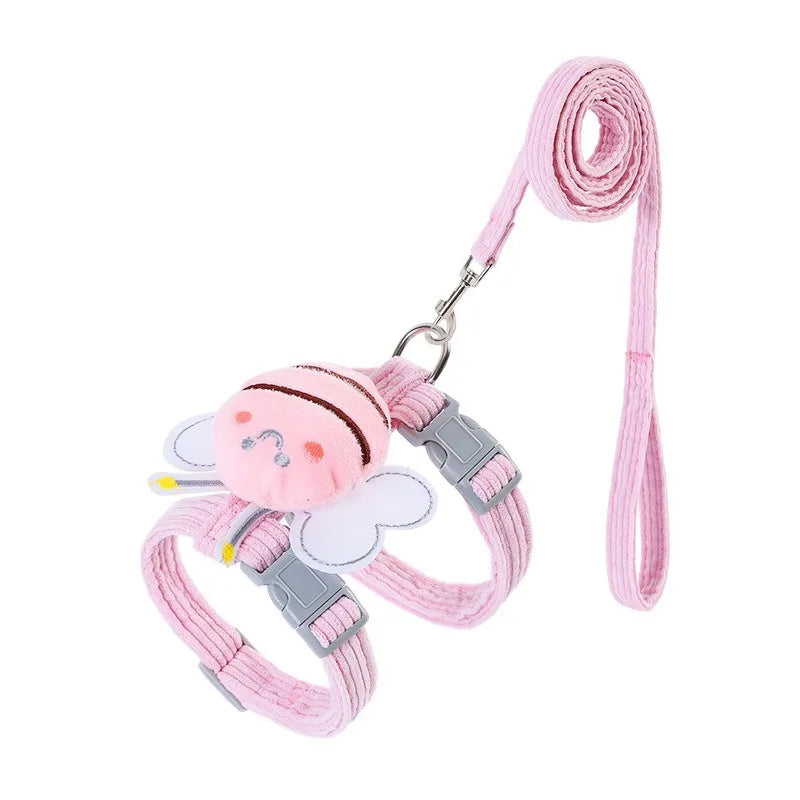 Bee Happy Pet Harness & Leash Set 🐝