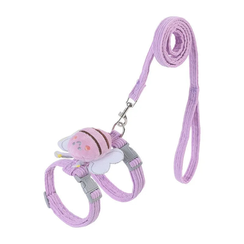 Bee Happy Pet Harness & Leash Set 🐝
