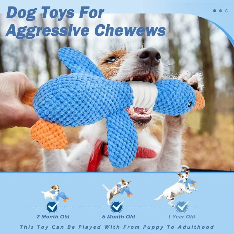 🦢 Honky the Goose – Squeaky Plush Chew Toy for Dogs & Cats 🐾