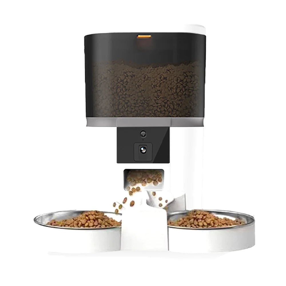 4L Smart Pet Feeder with Camera, Voice & App Control for Cats & Dogs