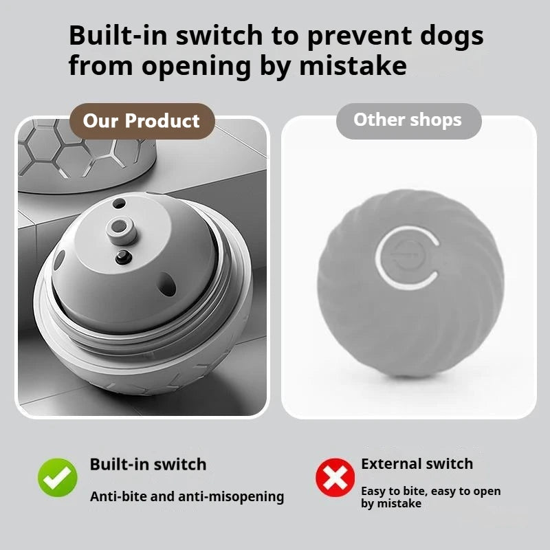 ✨ Rolly the Magic Ball – Interactive LED Pet Toy 🐾