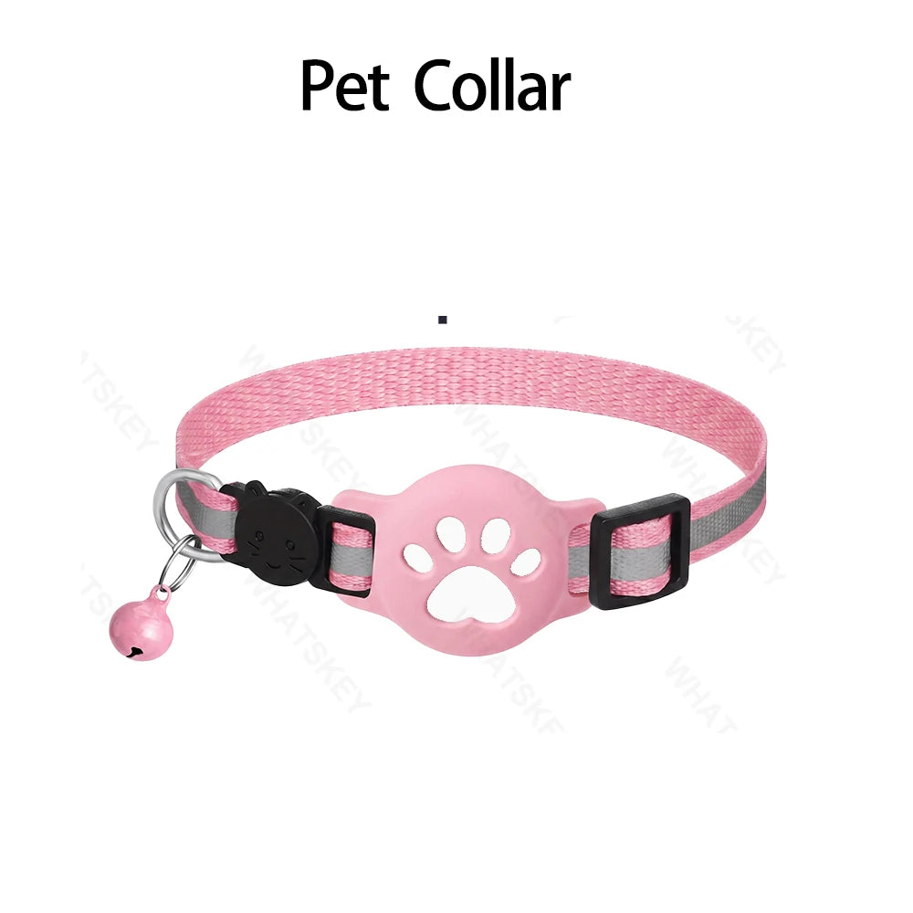 Adjustable Pet Collar Pet Tracker Google Find My Gps Tracker Android location Anti-theft For Cars Tracking Card RingNecklace