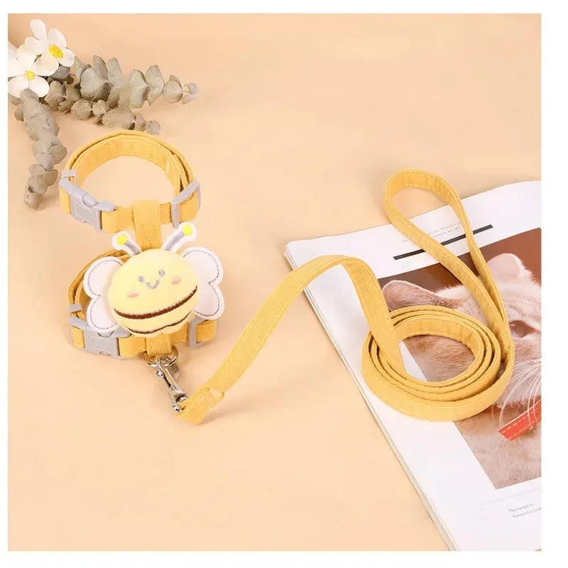 Bee Happy Pet Harness & Leash Set 🐝