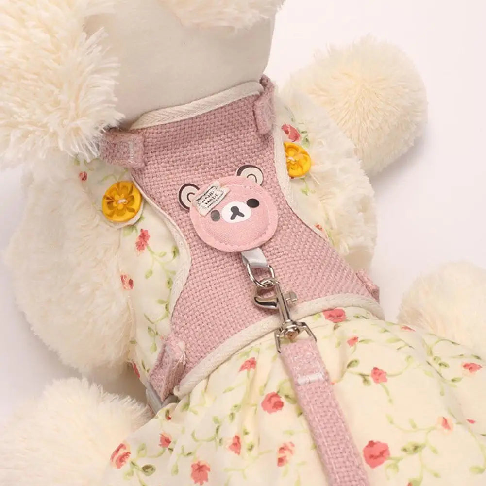 Snug & Stylish Pet Vest Harness with Leash 🐾