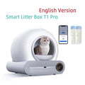 🐱✨ Smart Self-Cleaning Cat Litter Box – 65L App-Controlled & Odor-Free