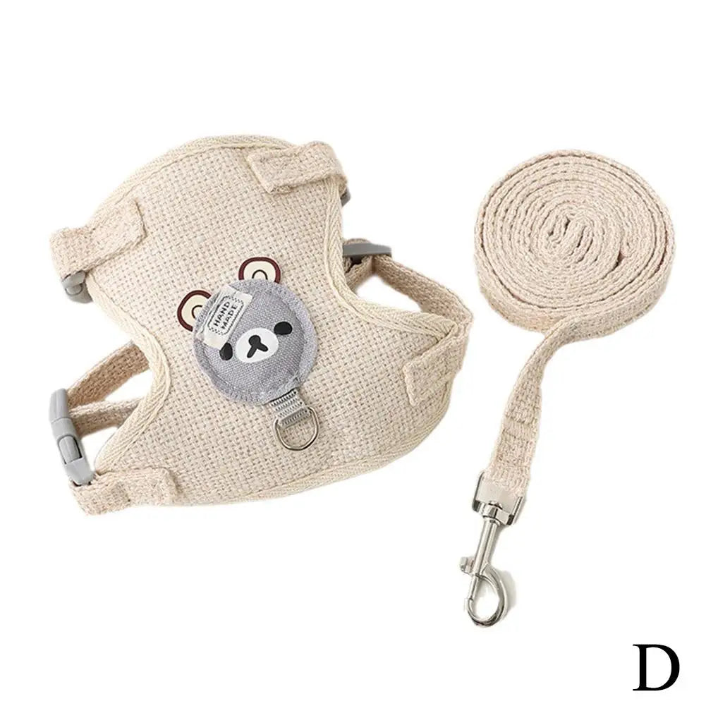 Snug & Stylish Pet Vest Harness with Leash 🐾