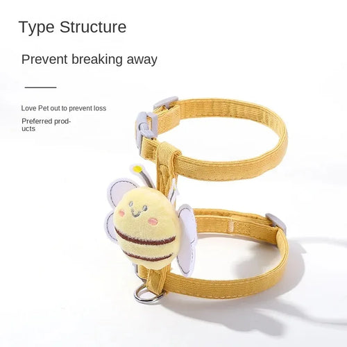 Bee Happy Pet Harness & Leash Set 🐝