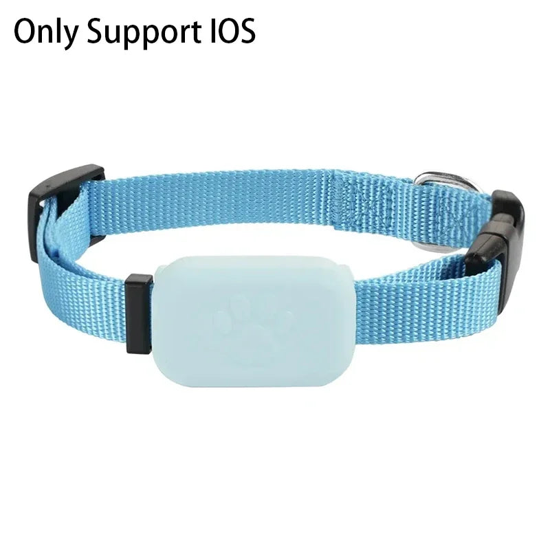 Remote Pet GPS Tracker Real-Time Waterproof Movement Alert Collar Anti-Lost Global Locator for Dogs And Cats Compatible with Apple Find APP