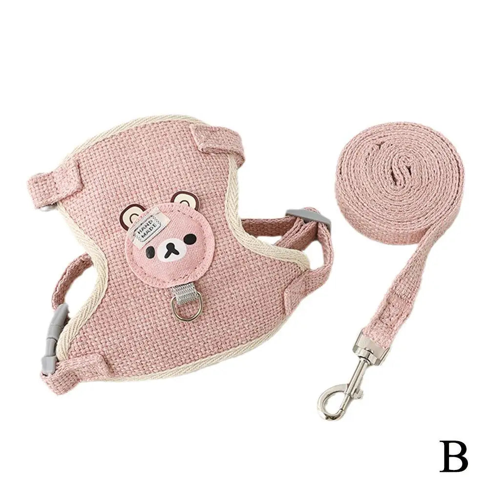 Snug & Stylish Pet Vest Harness with Leash 🐾
