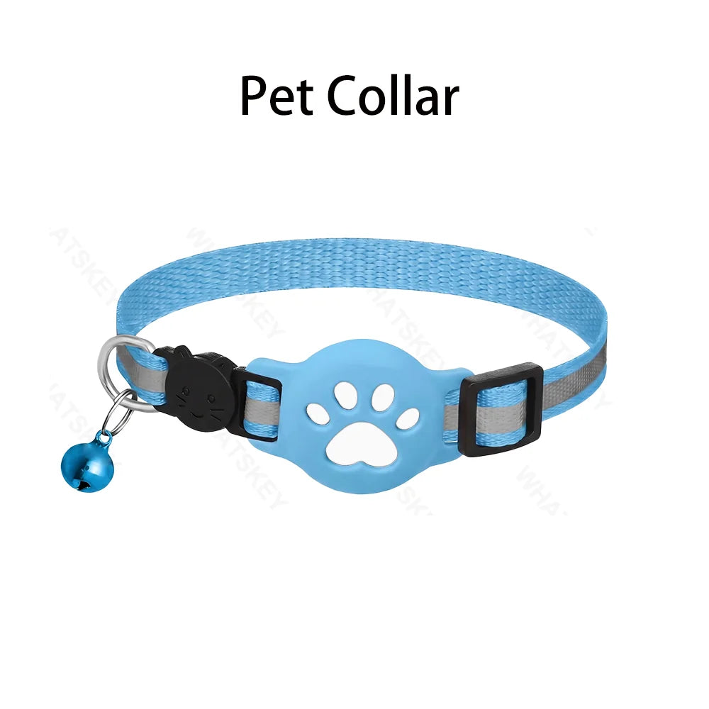 Adjustable Pet Collar Pet Tracker Google Find My Gps Tracker Android location Anti-theft For Cars Tracking Card RingNecklace
