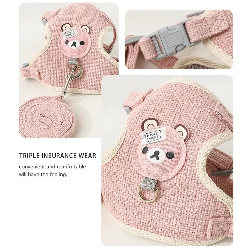 Snug & Stylish Pet Vest Harness with Leash 🐾
