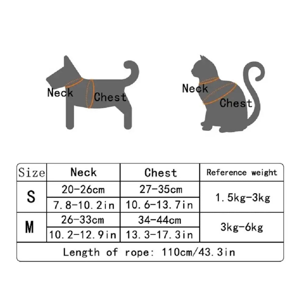 Snug & Stylish Pet Vest Harness with Leash 🐾