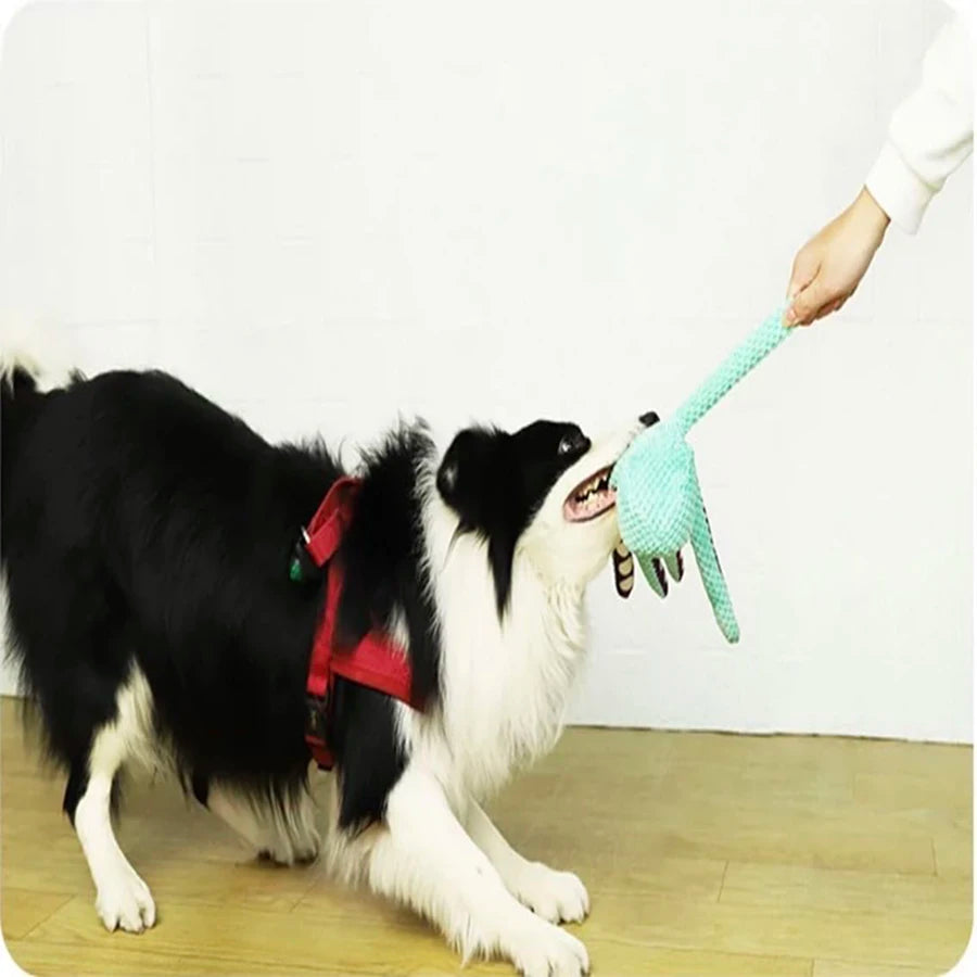 Squeaky Plush Octopus — The Dog Toy They'll Go Crazy For! 🐙🐾