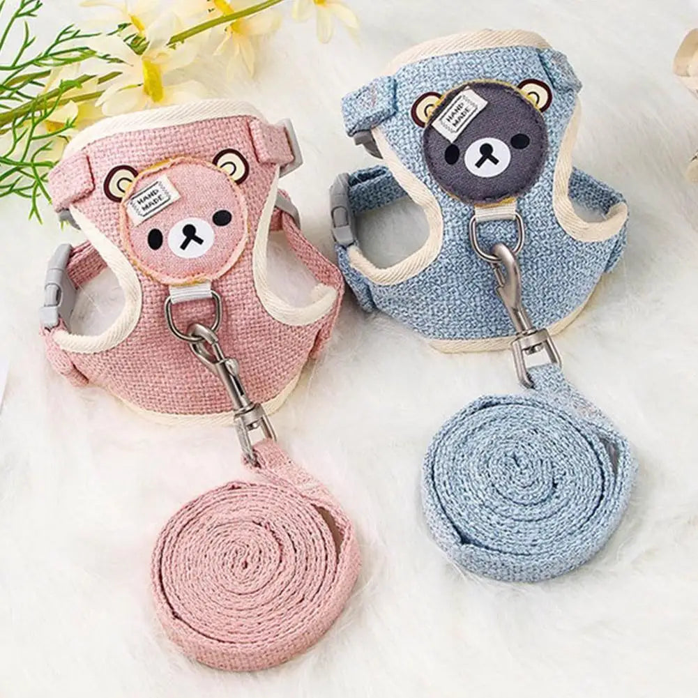 Snug & Stylish Pet Vest Harness with Leash 🐾