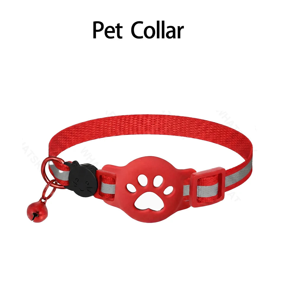 Adjustable Pet Collar Pet Tracker Google Find My Gps Tracker Android location Anti-theft For Cars Tracking Card RingNecklace