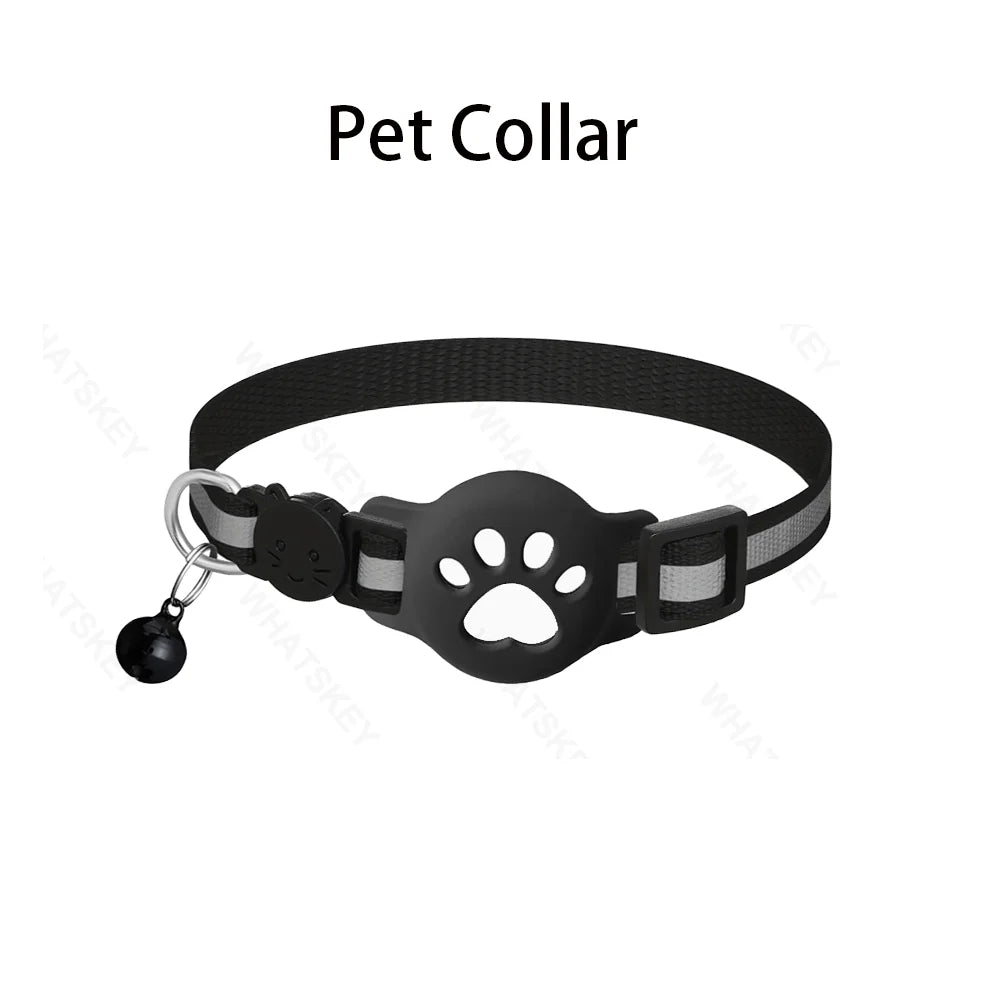 Adjustable Pet Collar Pet Tracker Google Find My Gps Tracker Android location Anti-theft For Cars Tracking Card RingNecklace