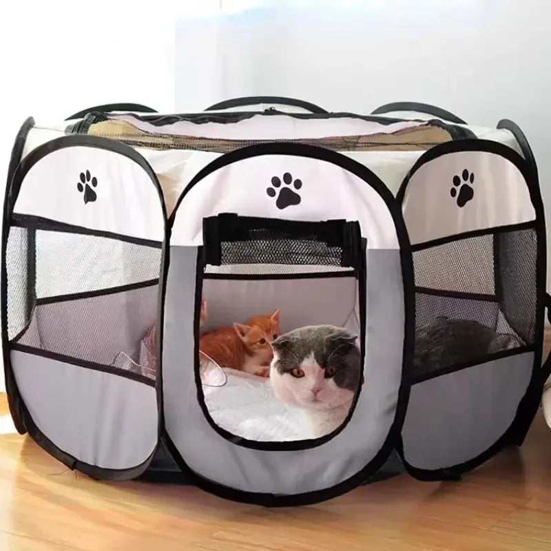 ⛺️ Foldable Octagonal Pet Tent – Outdoor Shelter for Dogs & Cats
