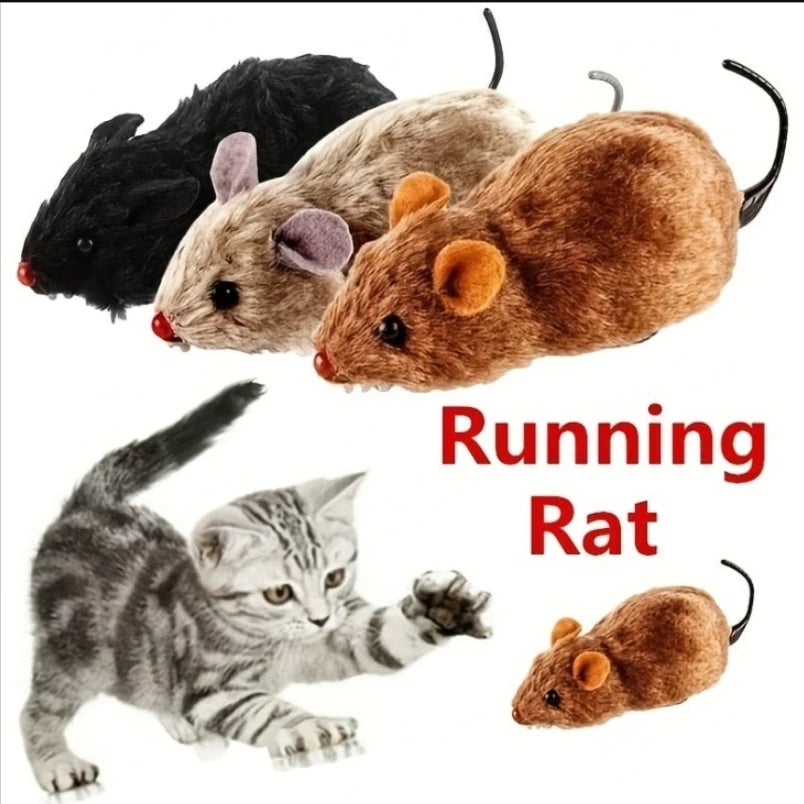 Wind-Up Runaway Mouse — The Cat Toy That Thinks It's Real! 🐭✨