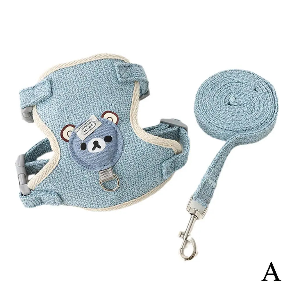 Snug & Stylish Pet Vest Harness with Leash 🐾