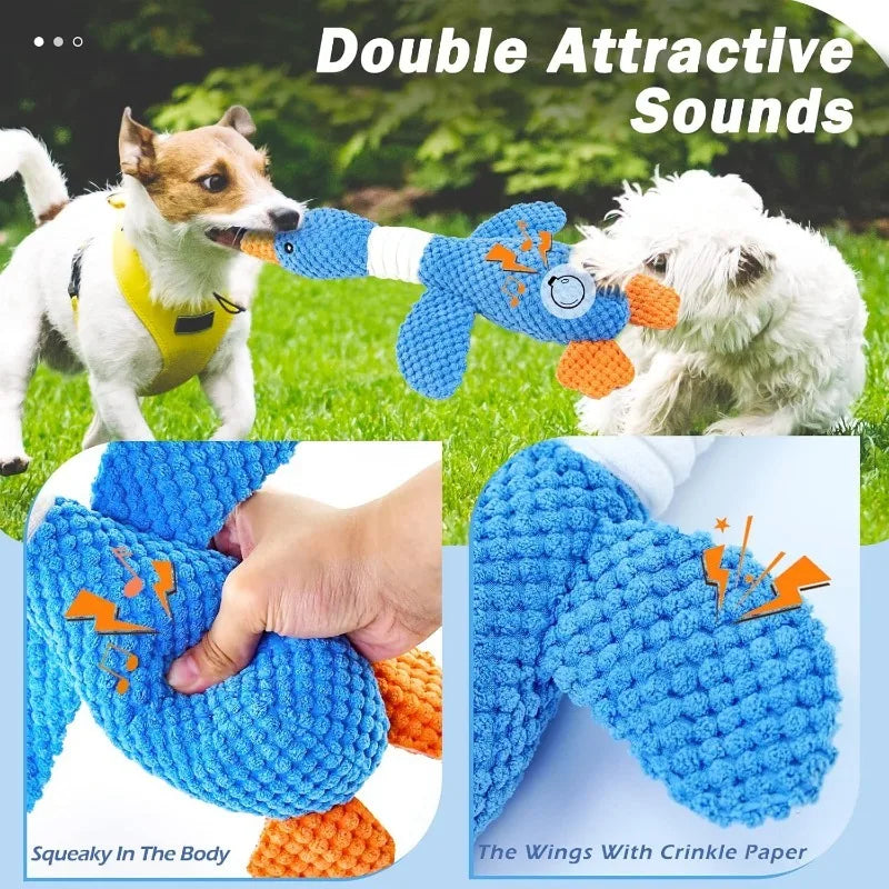 🦢 Honky the Goose – Squeaky Plush Chew Toy for Dogs & Cats 🐾