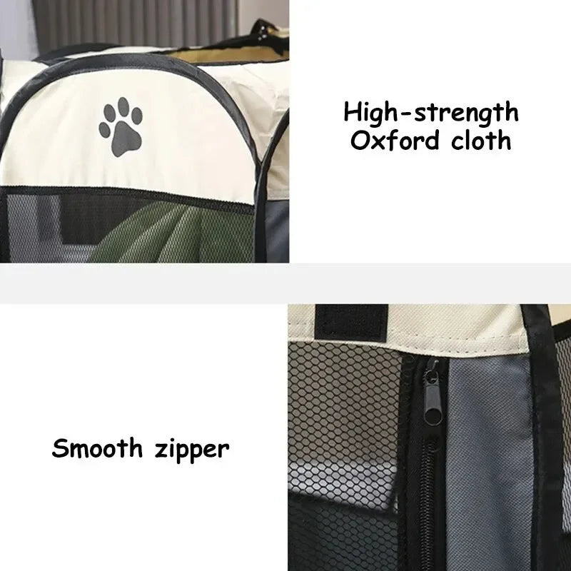 ⛺️ Foldable Octagonal Pet Tent – Outdoor Shelter for Dogs & Cats